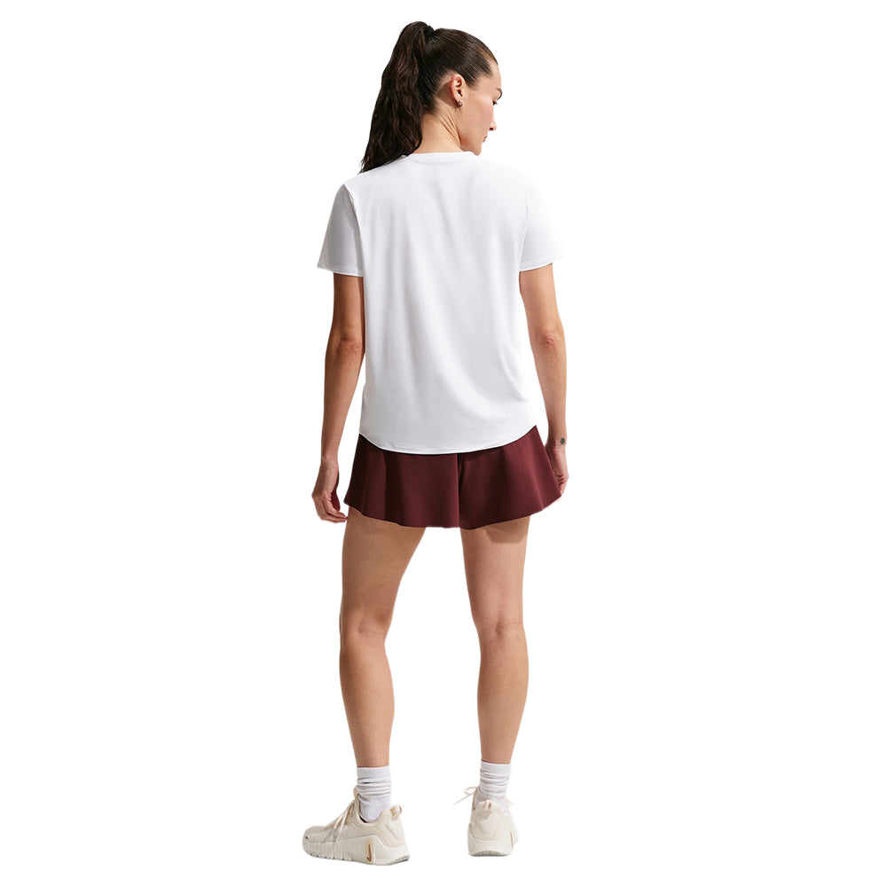 Nike W One Classic short sleeve Tops in White Color