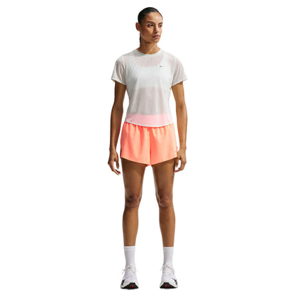 Nike W Swift Breathe Mr 2.5In Shorts in Orange Color