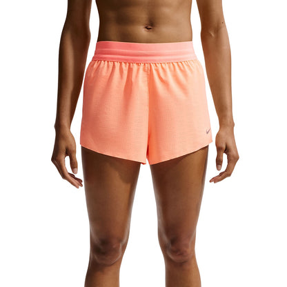 Nike W Swift Breathe Mr 2.5In Shorts in Orange Color