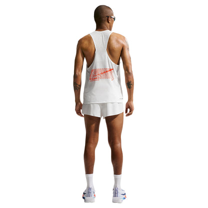Nike M Aeroswift Adv Run Sing Tops in White Color