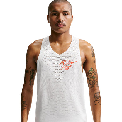 Nike M Aeroswift Adv Run Sing Tops in White Color