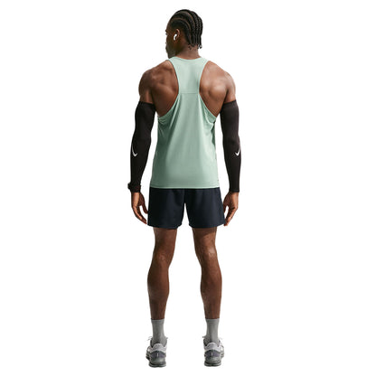Nike M Fast Singlet Tops in Green Color