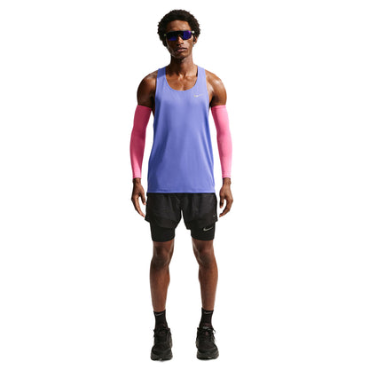 Nike M Fast Singlet Tops in Blue Color