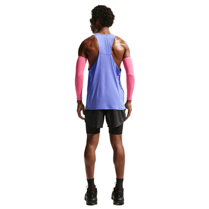 Nike M Fast Singlet Tops in Blue Color