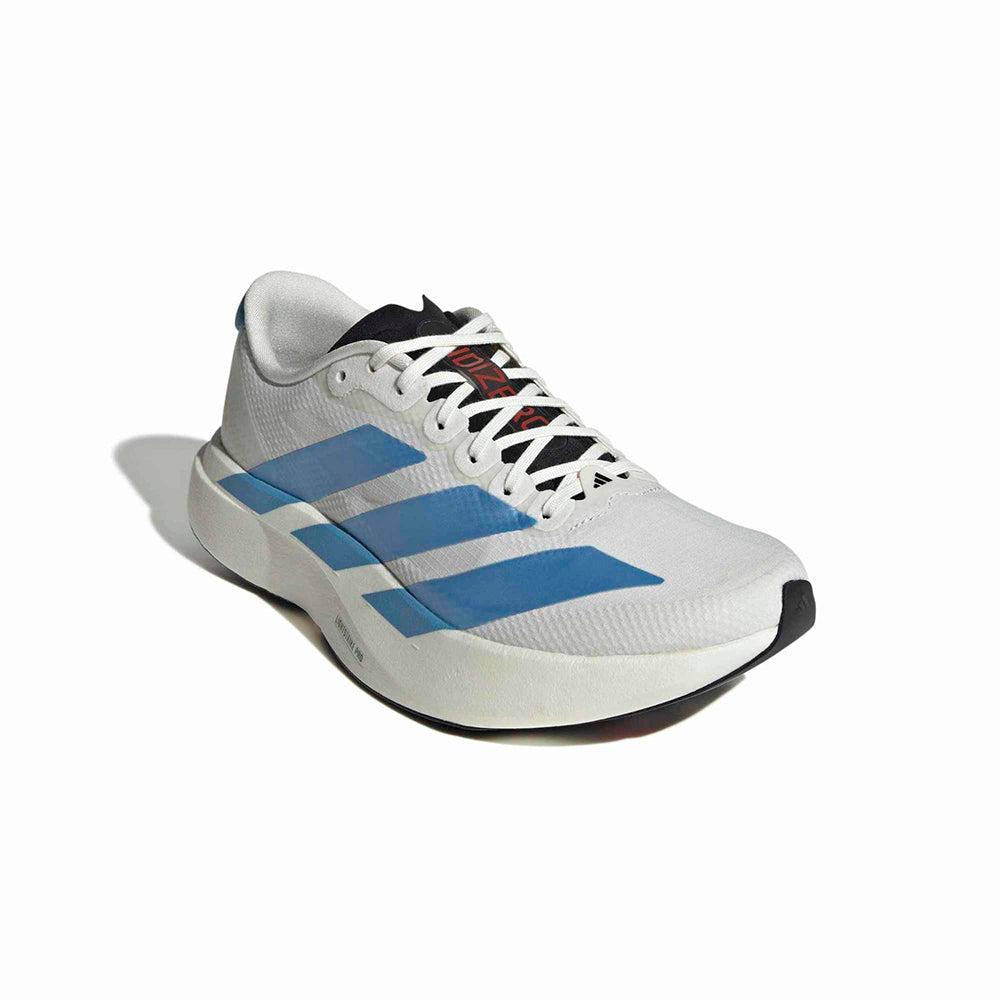 Adidas W Adizero Evo SL Woven Running Shoes in White Color