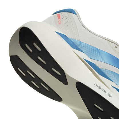 Adidas W Adizero Evo SL Woven Running Shoes in White Color
