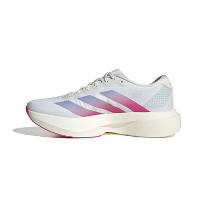 Adidas W Adizero Evo SL Woven Running Shoes in White Color