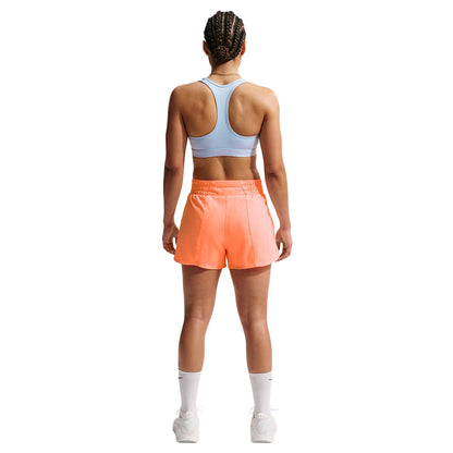 Nike Swoosh Medium Support Sports Bras in Blue Color