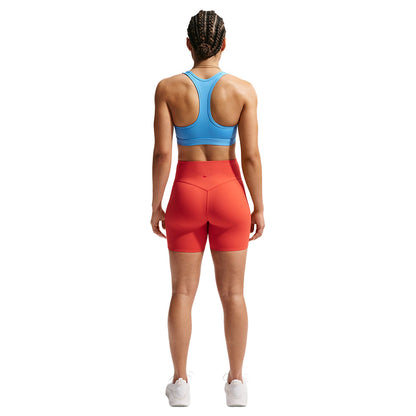Nike Swoosh Medium Support Sports Bras in Blue Color