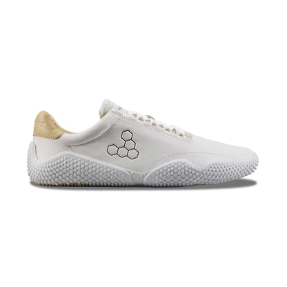 Vivobarefoot Motus Studio Sneaker Lea Barefoot Shoes in White Color