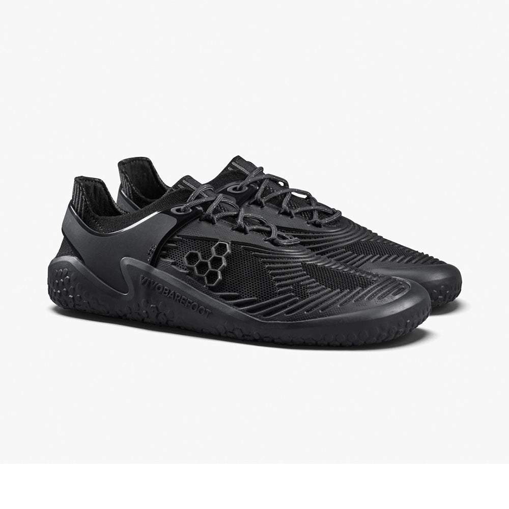 Vivobarefoot Motus Strength II Mens Barefoot Shoes in Black Color