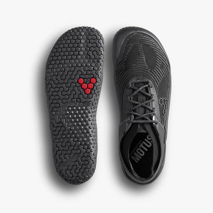 Vivobarefoot Motus Strength II Mens Barefoot Shoes in Black Color