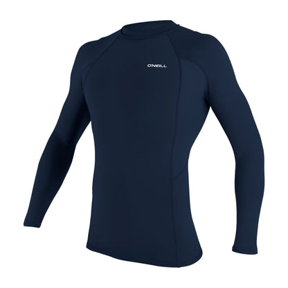 O'Neill M Basic Skins 2 L/S Rash Swimsuits in Blue Color