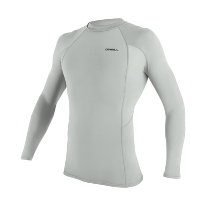 O'Neill M Basic Skins 2 L/S Rash Swimsuits in Grey Color