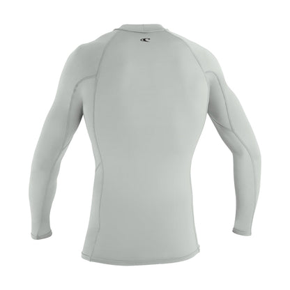 O'Neill M Basic Skins 2 L/S Rash Swimsuits in Grey Color