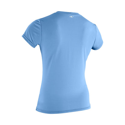O'Neill Wms Basic Skins 2 S/S Swimsuits in Blue Color