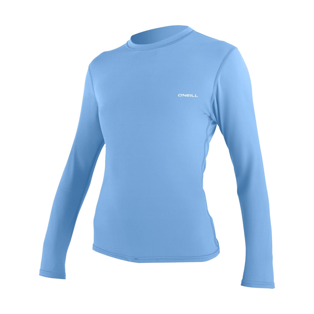 O'Neill Wms Basic Skins 2 L/S Swimsuits in Blue Color