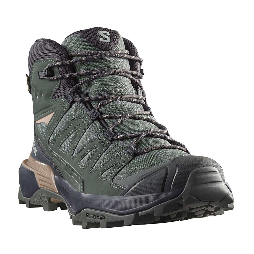 Salomon X Ultra 360 Mid GORE-Tex W Boots in Grey Color