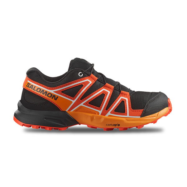 Salomon Speedcross J | BLACK/CHER – Paragon Sports