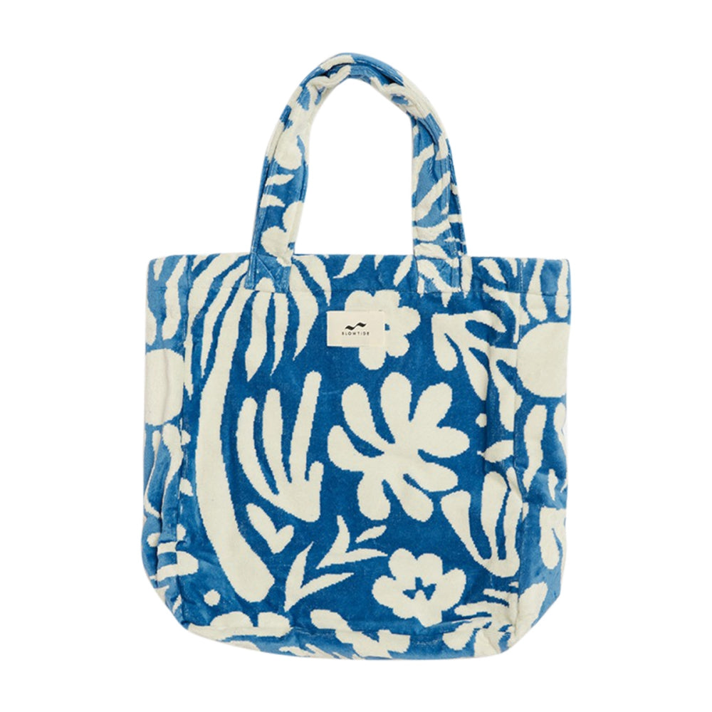 Slowtide Sunny Terry Tote Bags in Blue Color