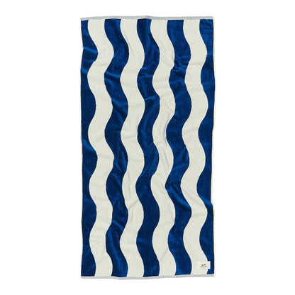 Slowtide Stripe Woven Tops in Blue Color