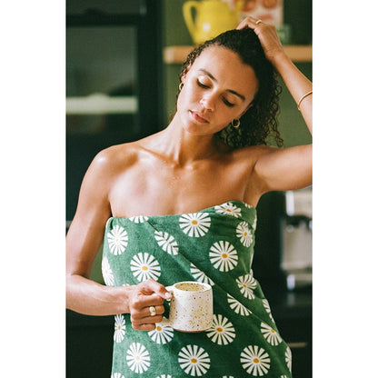 SUN DAZED BEACH TOWEL | GREEN