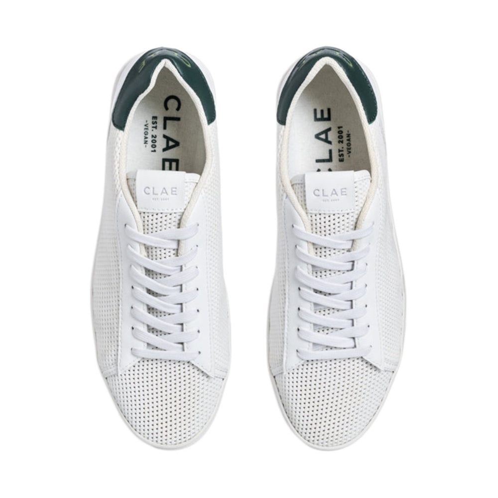 Clae Bradley Knit Sneakers in White Color
