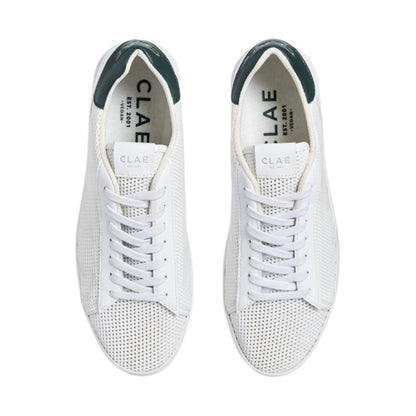 Clae Bradley Knit Sneakers in White Color