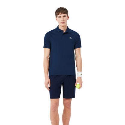Lacoste Novak Djokovic Polo Tops in Blue Color
