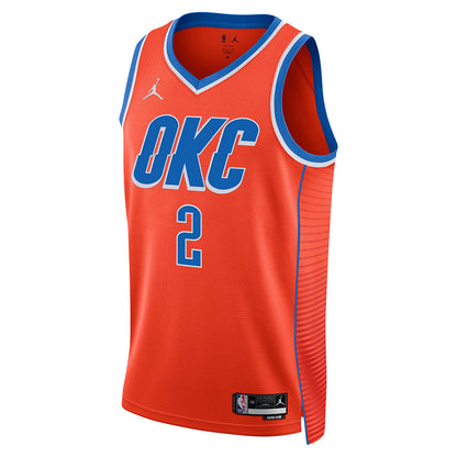 Nike Okc Gilgeous Stm Swngmn Fan Apparel in Orange Color