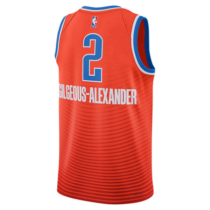 Nike Okc Gilgeous Stm Swngmn Fan Apparel in Orange Color