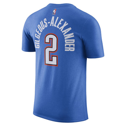 Nike Okc Gilgeous Ess Ss Fan Apparel in Blue Color