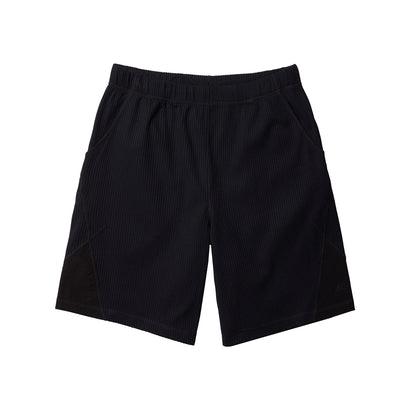 Purple Mountain Observatory Waffle Short in Black Color