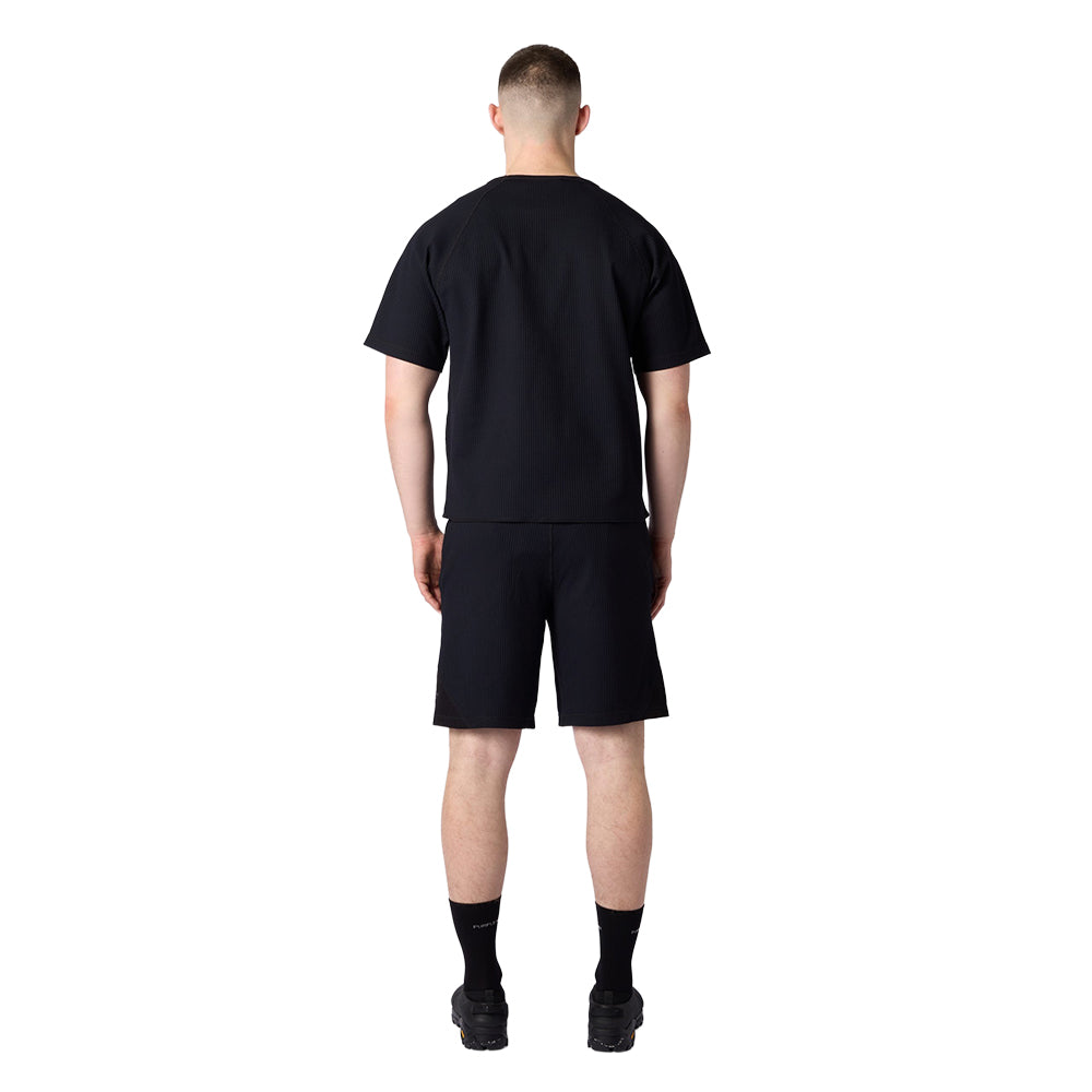 Purple Mountain Observatory Waffle Short in Black Color