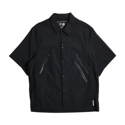 Purple Mountain Observatory short sleeve Field Shirt Tops in Black Color