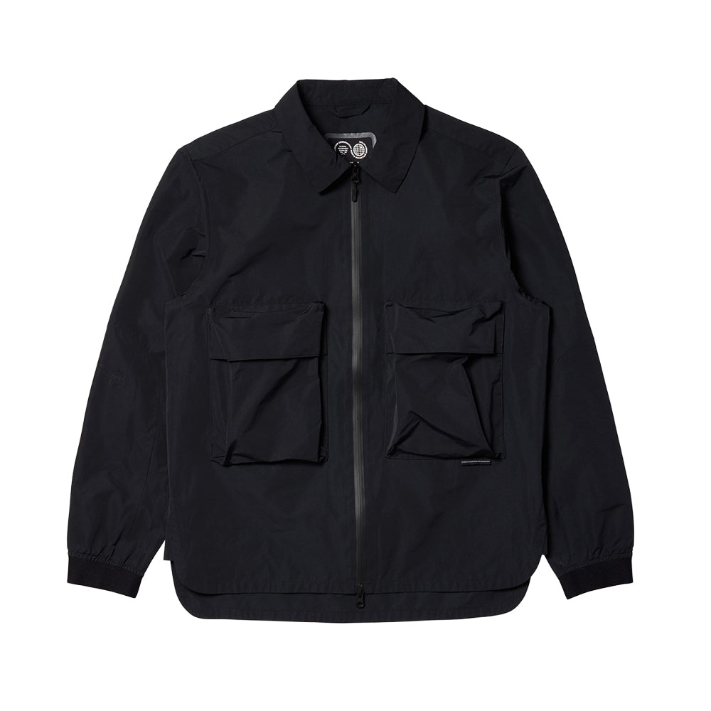 Purple Mountain Observatory Climate Shirt Jacket Tops in Black Color