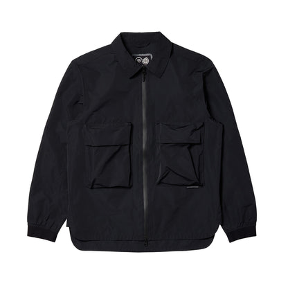 Purple Mountain Observatory Climate Shirt Jacket Tops in Black Color