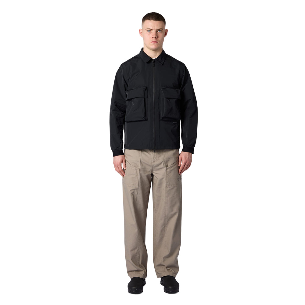 Purple Mountain Observatory Climate Shirt Jacket Tops in Black Color