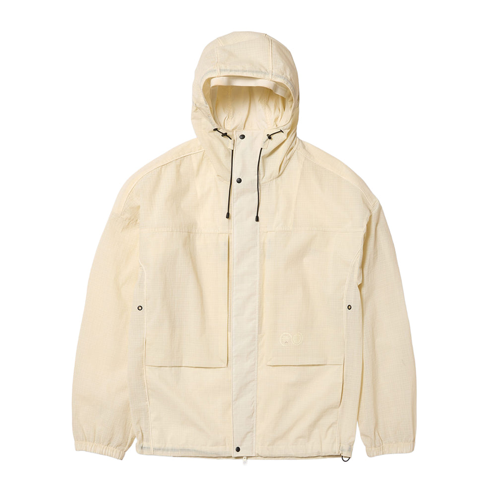Purple Mountain Observatory Ridge Jkt Glow In The Da Midlayer in White Color