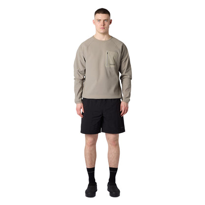 Purple Mountain Observatory Track Short Hike Shorts in Black Color