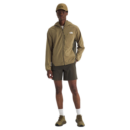 The North Face Mens Lightrange Woven J Midlayer in Brown Color