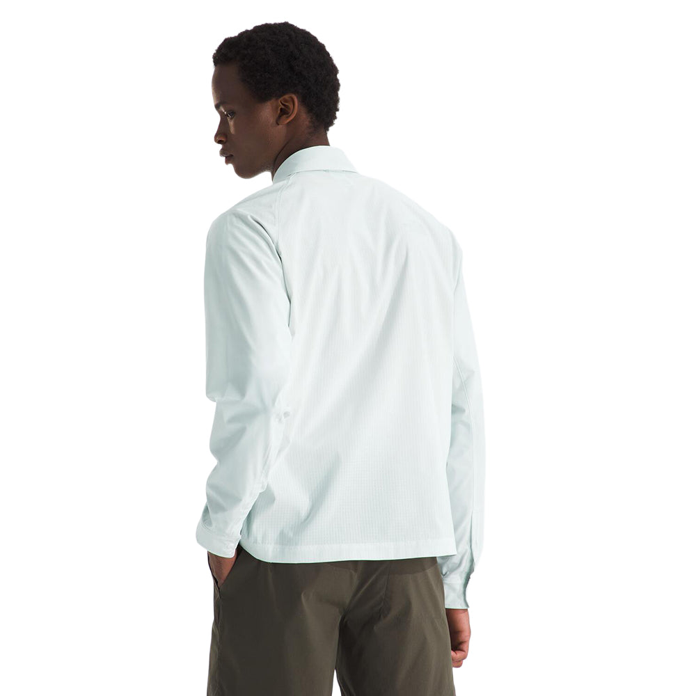 The North Face Mens Trail Lightrange L Tops in Grey Color