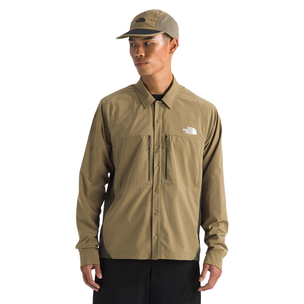 The North Face Mens Trail Lightrange L Tops in Brown Color