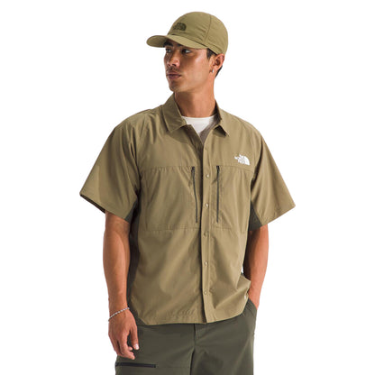 The North Face Mens Trail Lightrange S Tops in Brown Color