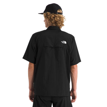 The North Face Mens Packable Short-Sle Tops in Black Color