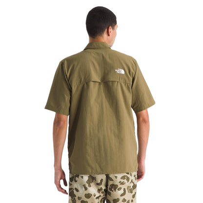 The North Face Mens Packable Short-Sle Tops in Brown Color