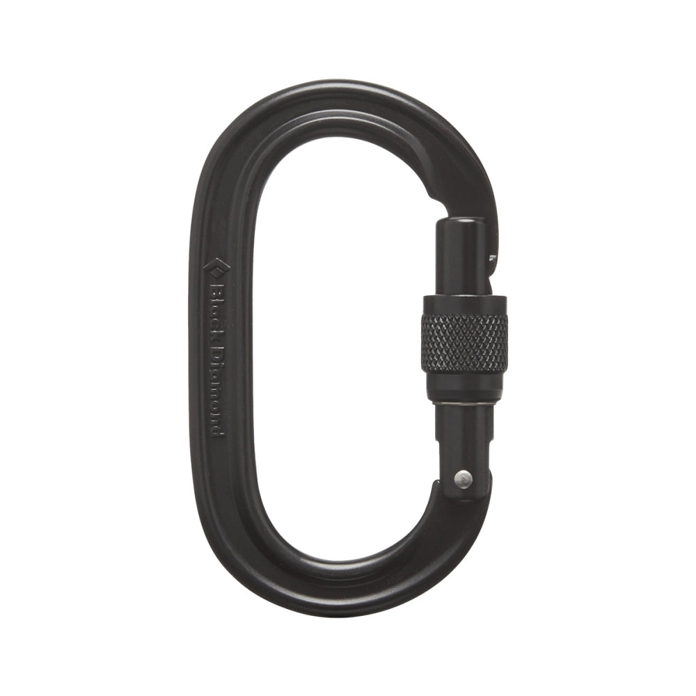 OVAL KEYLOCK SCREWGATE C | BLACK