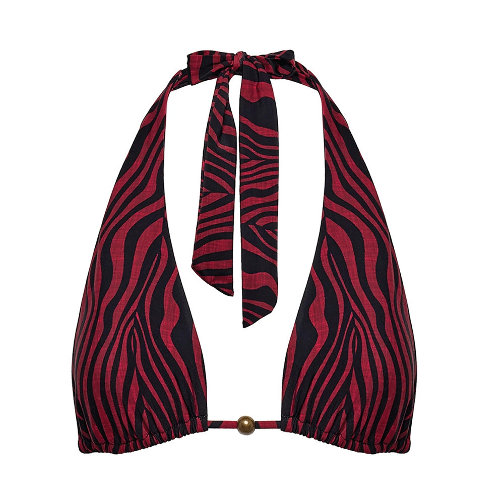 BRITT ELLA TIGRE HALTER | BORDEAUX