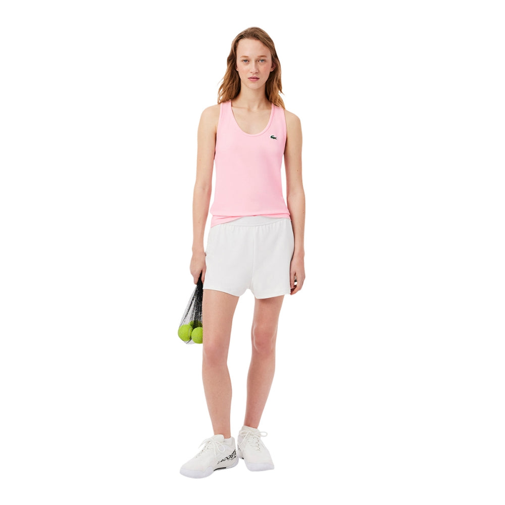 Lacoste Essentials Sleeveless Sh Tops in Pink Color