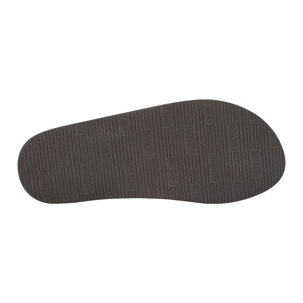Rainbow Premier/Classic Leather Flip-Flops in Brown Color